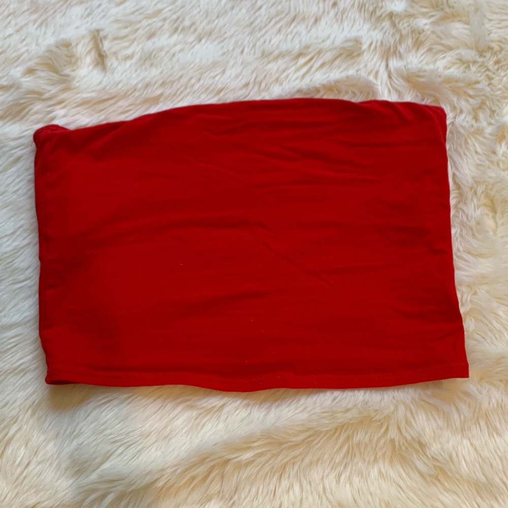 Pink Victoria’s Secret Red Tube Top